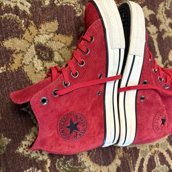 Converse hidden wedge suede sneakers - Picture 6 of 7